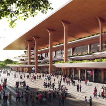 Xi'an International Football Centre stadium proposal by Zaha Hadid Architects in China
