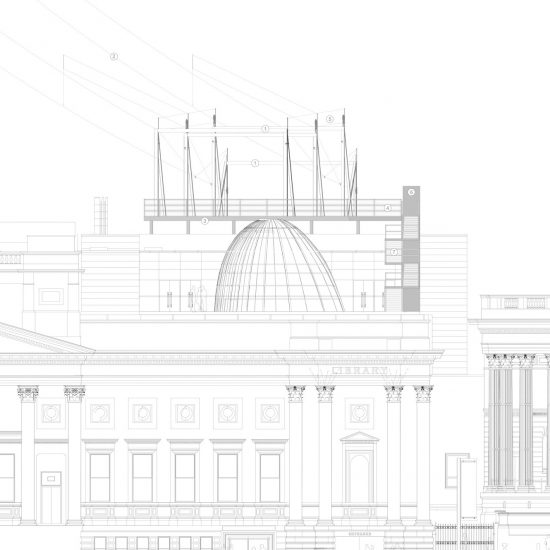 Zip wire in Liverpool by DK Architects