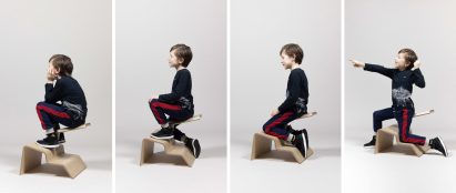 Boris Lancelot's Active Classroom seating encourages children to move