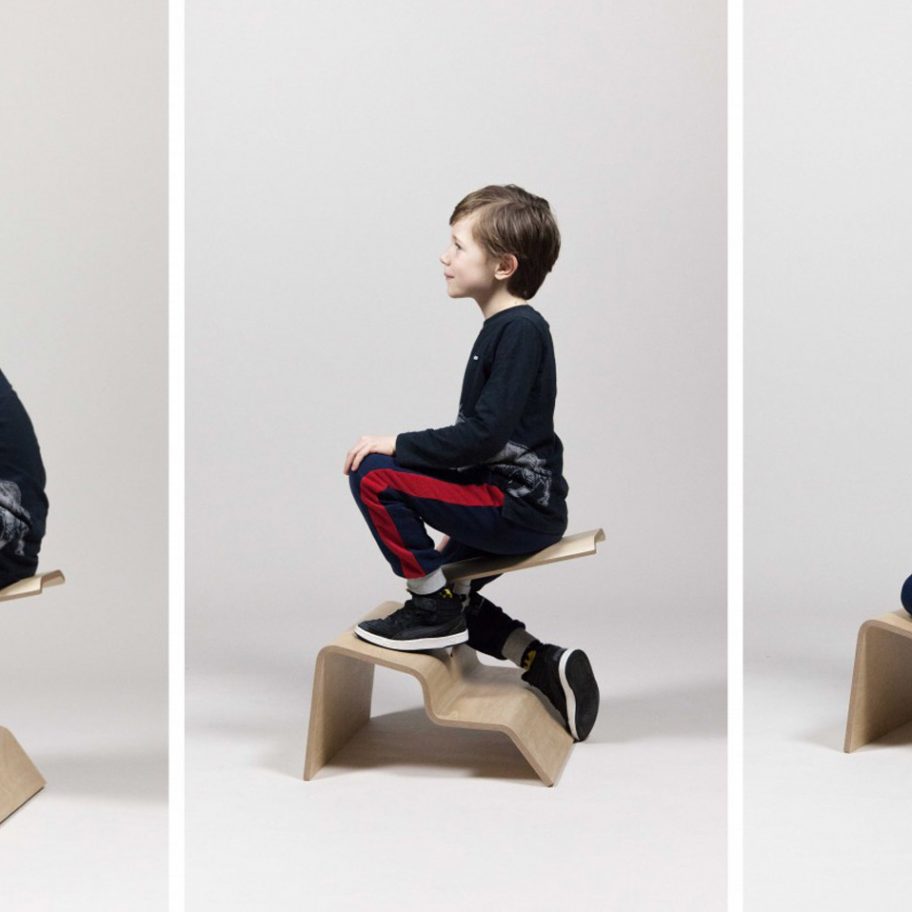 Boris Lancelot's Active Classroom seating encourages children to move