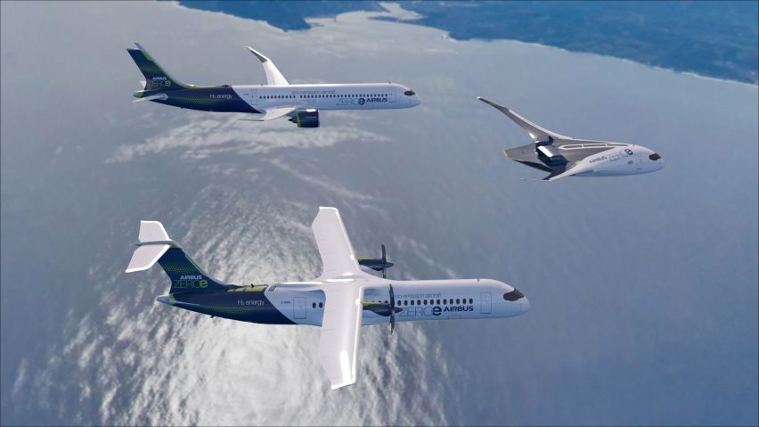 Airbus' new zero-emission concept aircrafts