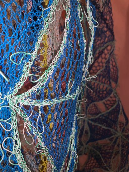Electrical wires from the Romanian Camouflage graduate fashion collection