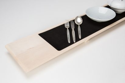 ALMA service tray for Biohotel Schwanen