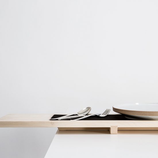 ALMA service tray by March Gut for Biohotel Schwanen