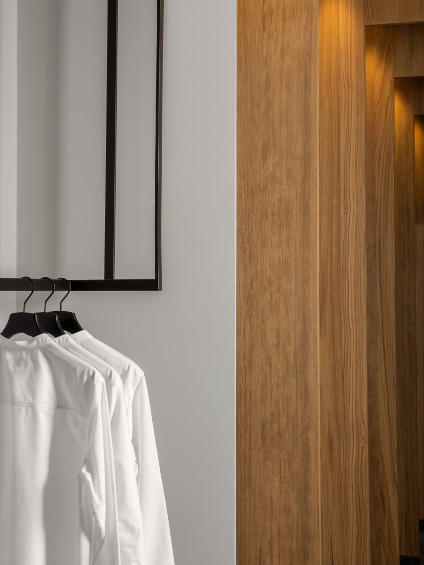 Menswear department in Alsterhaus, Hamburg designed by Norm Architects