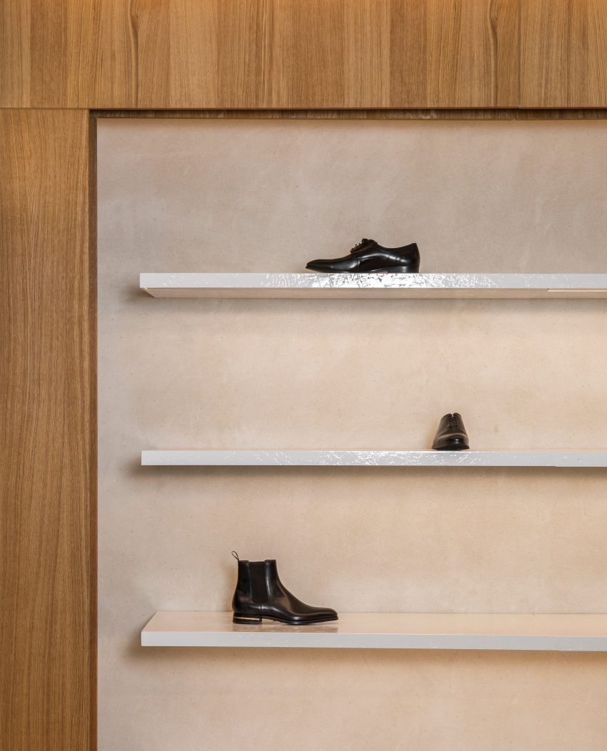 Menswear department in Alsterhaus, Hamburg designed by Norm Architects