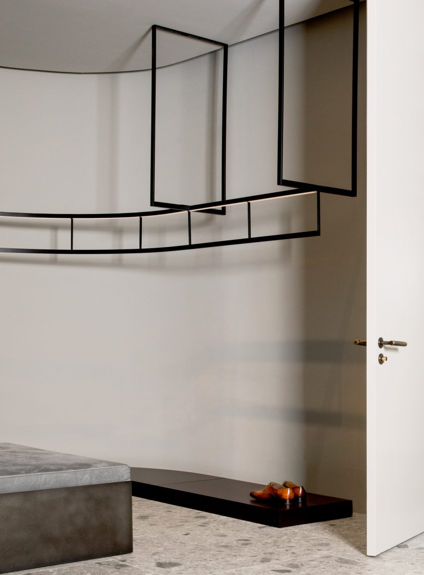 Menswear department in Alsterhaus, Hamburg designed by Norm Architects