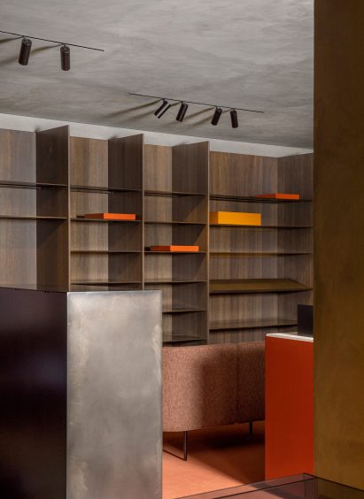 Menswear department in Alsterhaus, Hamburg designed by Norm Architects