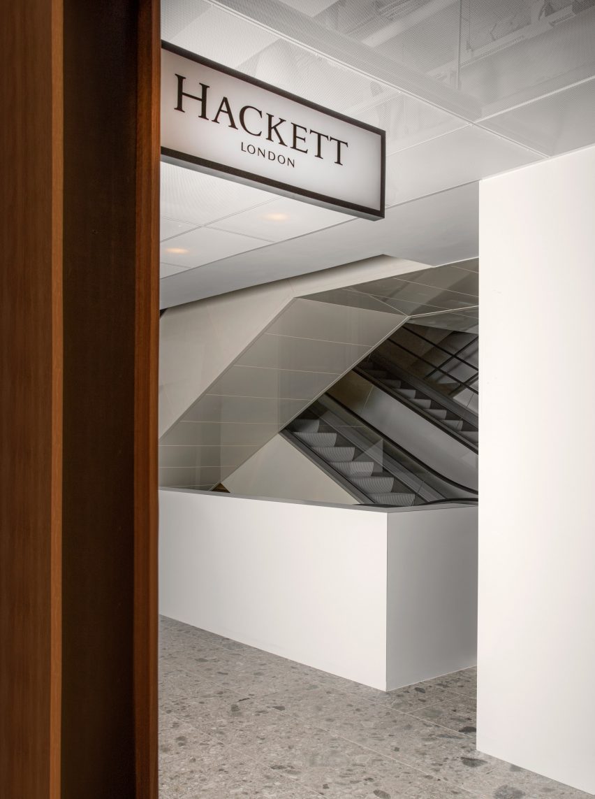 Menswear department in Alsterhaus, Hamburg designed by Norm Architects