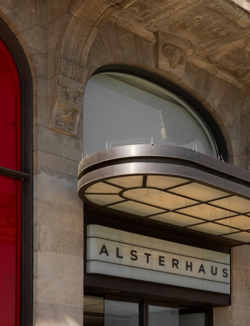 Menswear department in Alsterhaus, Hamburg designed by Norm Architects