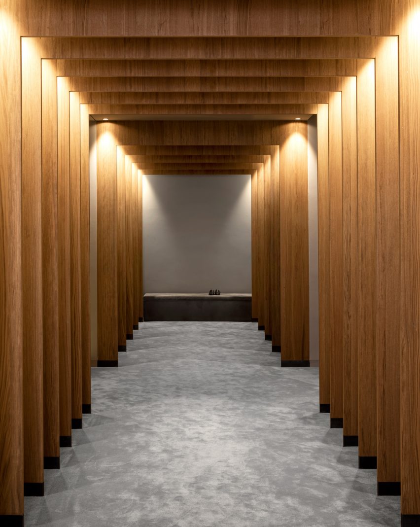 Menswear department in Alsterhaus, Hamburg designed by Norm Architects