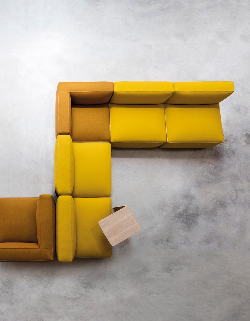 Dado sofas by Alfredo Häberli for Andreu World