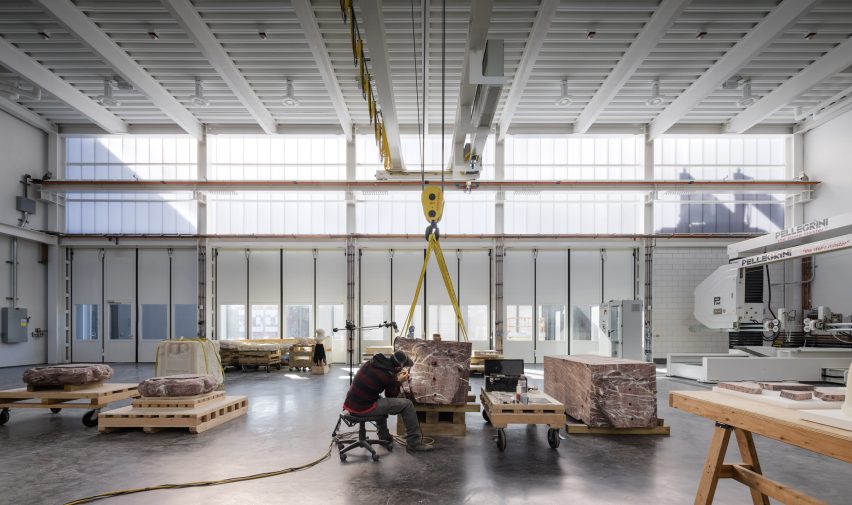 Barry X Ball studio by Andrew Berman Architect
