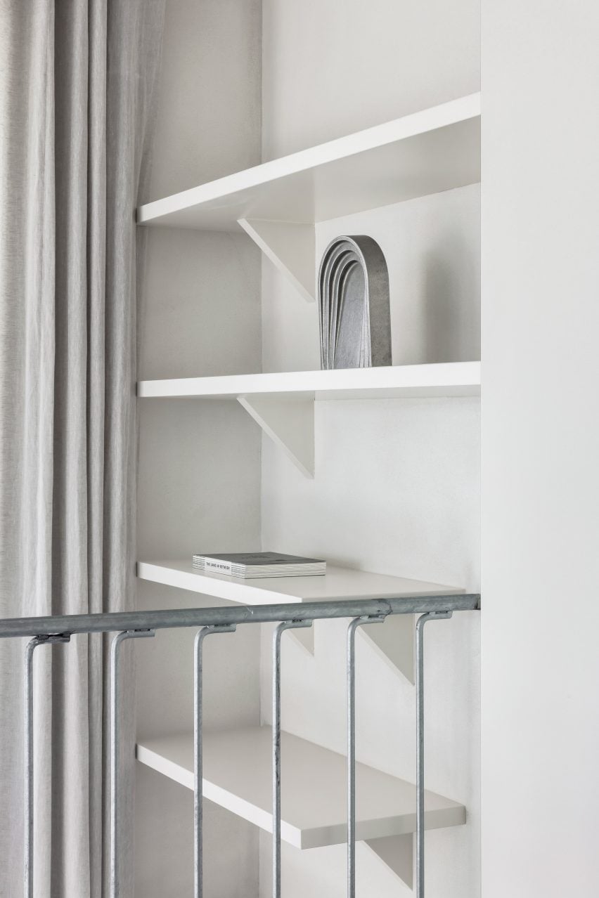 Belgian apartment includes spiral staircase