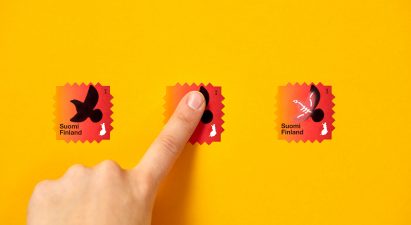 Berry Creative designs Climate Change stamps with heat-reactive ink