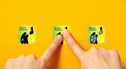 Berry Creative designs Climate Change stamps with heat-reactive ink