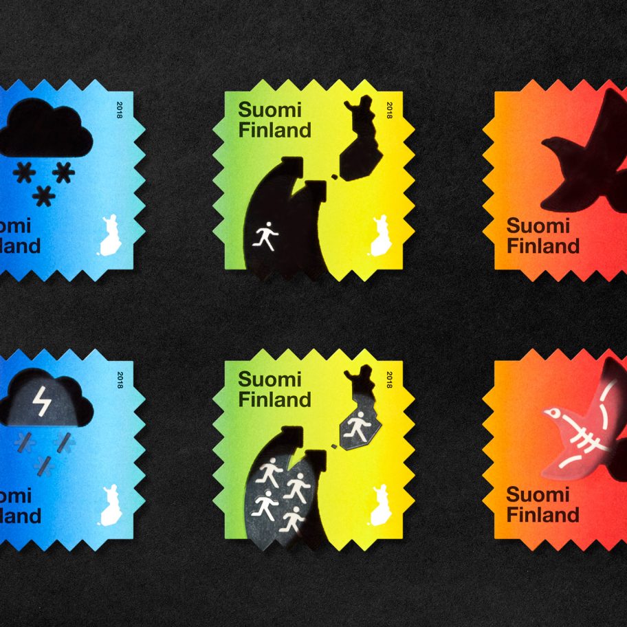 Berry Creative designs Climate Change stamps with heat-reactive ink
