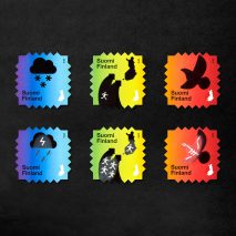 Berry Creative designs Climate Change stamps with heat-reactive ink