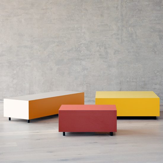 Bloc side tables by Pauline Deltour for Established & Sons