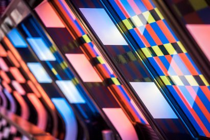 Camille Walala unveils Adams Plaza Bridge artwork as part of London Mural Festival