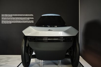 Canyon's Future Mobility Concept is on view in the brand's Koblenz showroom