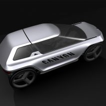 Canyon's Future Mobility Concept is a pedal-powered hybrid between a car and an e-bike