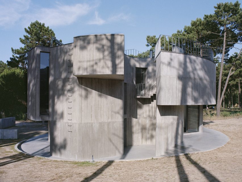 Exterior of Exterior of Trefoil House by Double O Studio