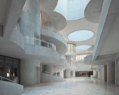 Lindt Home of Chocolate by Christ & Gantenbein atrium