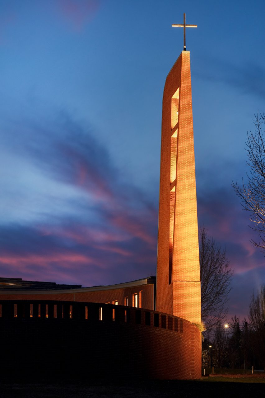 The Church of Pope John Paul II in Páty, Hungary, by Robert Gutowski Architects