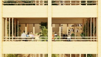 Self-Sufficient City proposal by Guallart Architects for Xiong'an New Area in China