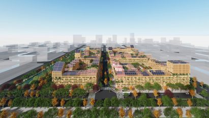 Self-Sufficient City proposal by Guallart Architects for Xiong'an New Area in China