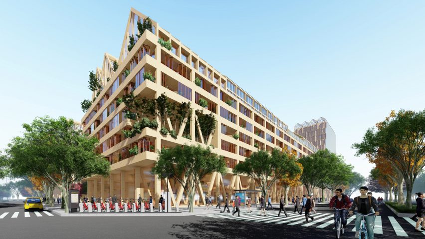 Self-Sufficient City proposal by Guallart Architects for Xiong'an New Area in China