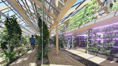 Self-Sufficient City proposal by Guallart Architects for Xiong'an New Area in China