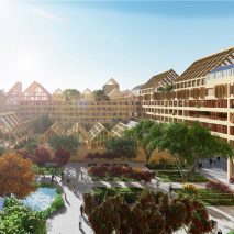 Self-Sufficient City proposal by Guallart Architects for Xiong'an New Area in China