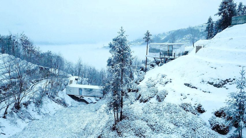 Mountain and Cloud Cabins by Wiki World and Advanced Architecture Lab