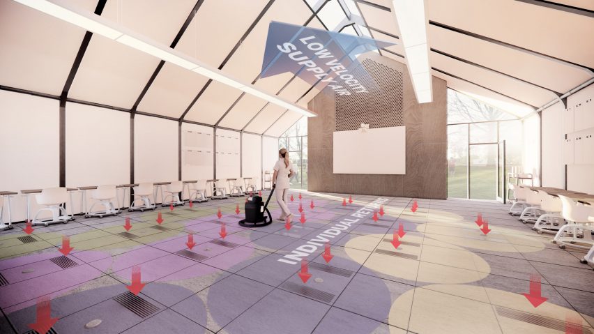 Modular School/House pop-up classrooms for coronavirus by SOM