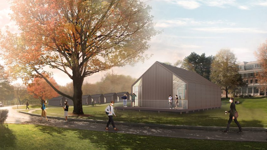 Modular School/House pop-up classrooms for coronavirus by SOM