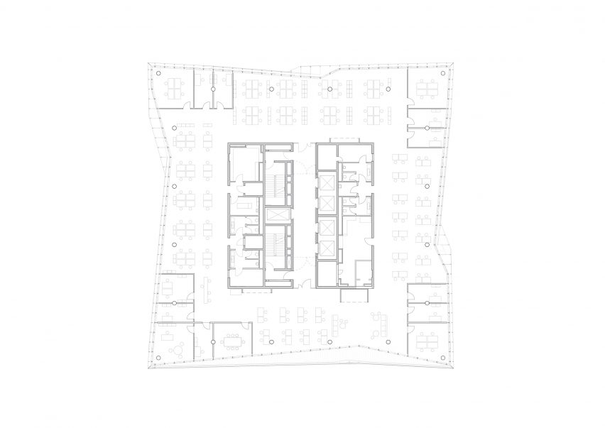 Berlin Cube office block in Washingtonplatz by 3XN