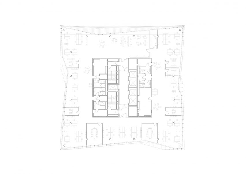 Berlin Cube office block in Washingtonplatz by 3XN