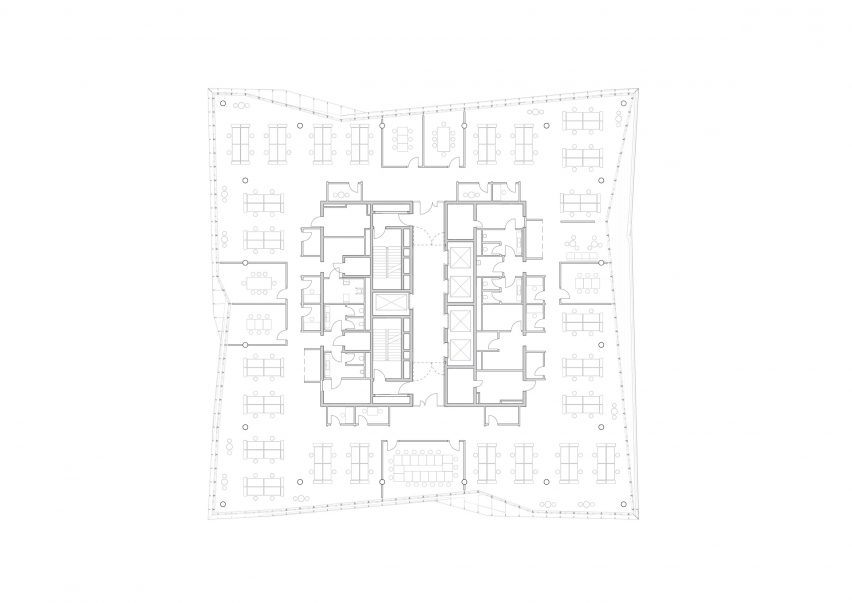 Berlin Cube office block in Washingtonplatz by 3XN
