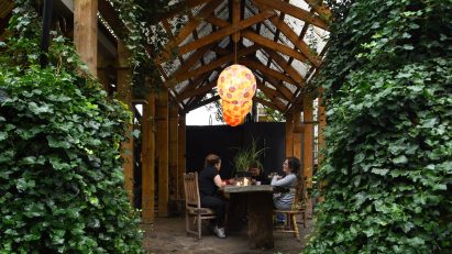 Stills from Open House London's Dalston Curve Garden short film