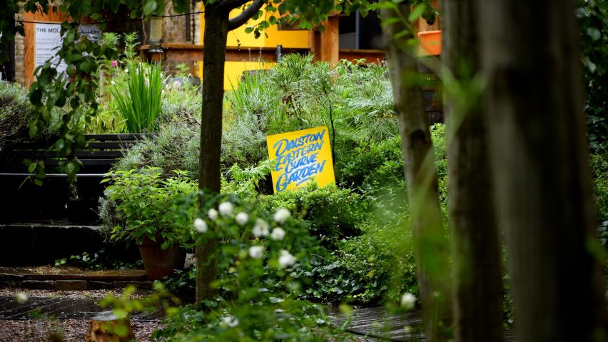 Stills from Open House London's Dalston Curve Garden short film