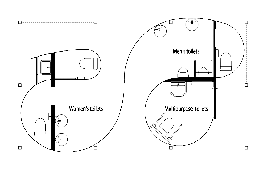 Hut with the Arc Wall plan