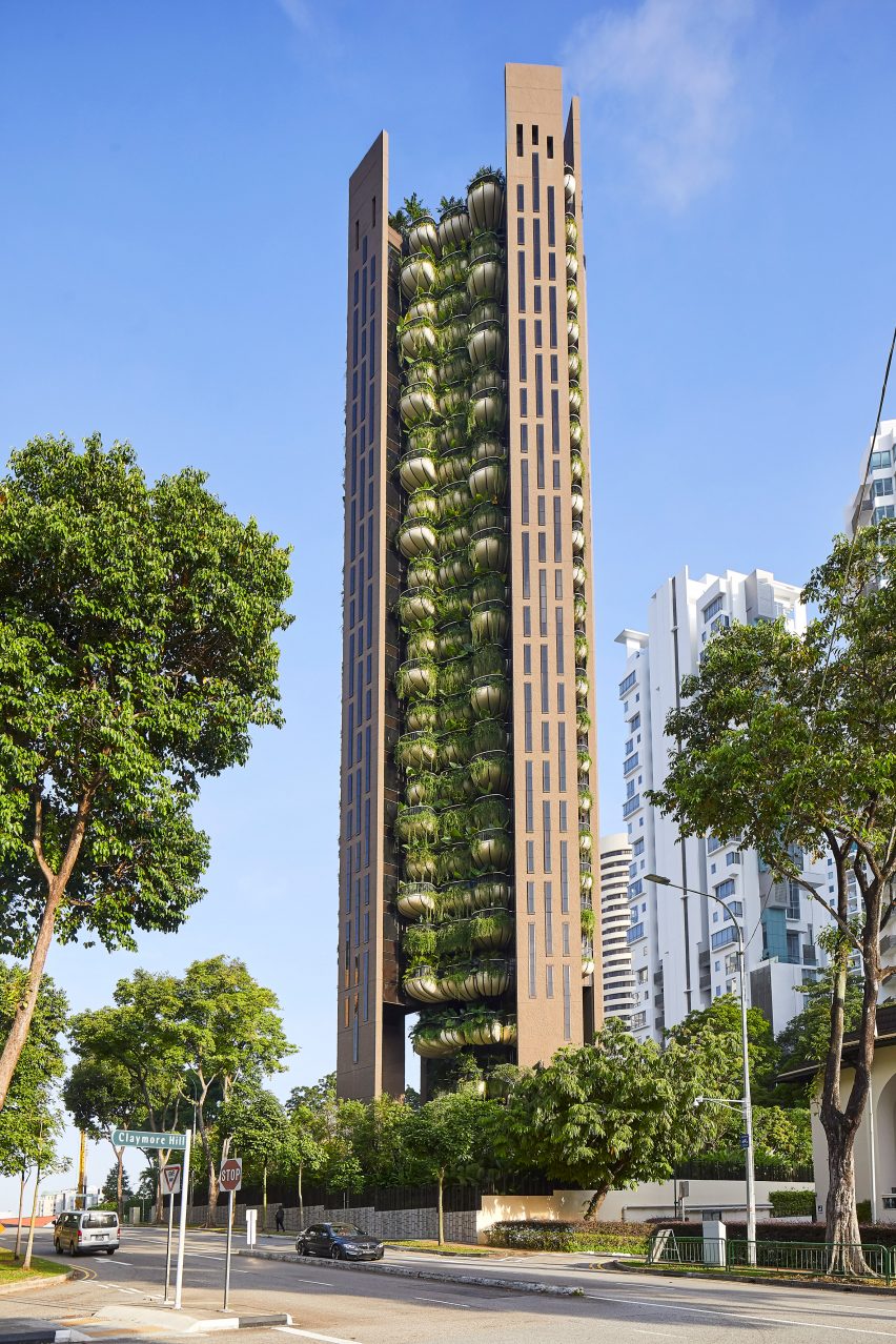 EDEN skyscraper in Singapore by Heatherwick Studio