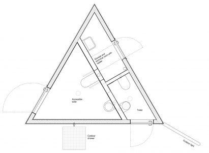 Farstadsanden beach toilet plan
