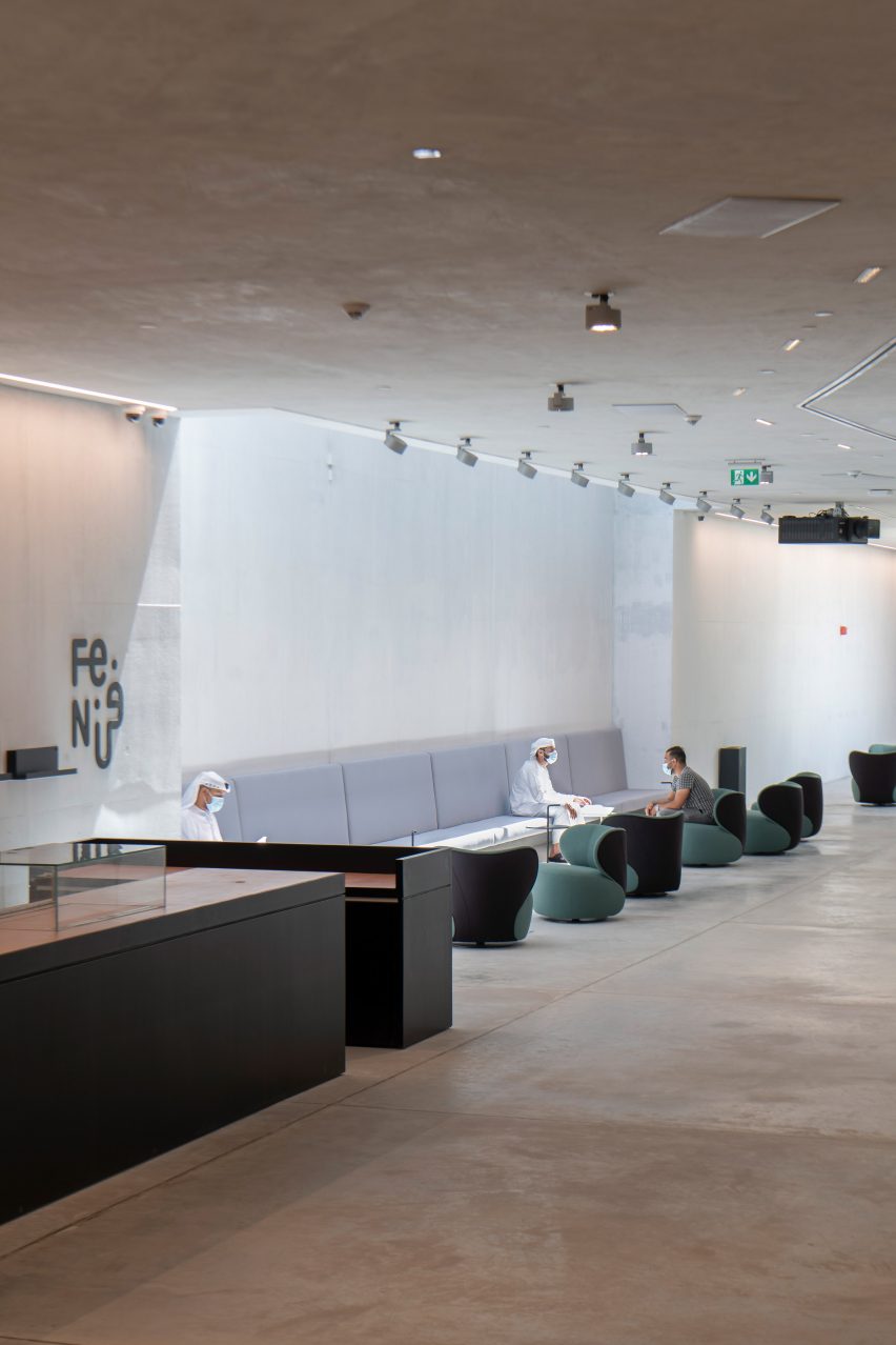 Brutalist Flying Saucer in Sharjah by SpaceContinuum Design Studio for Sharjah Art Foundation