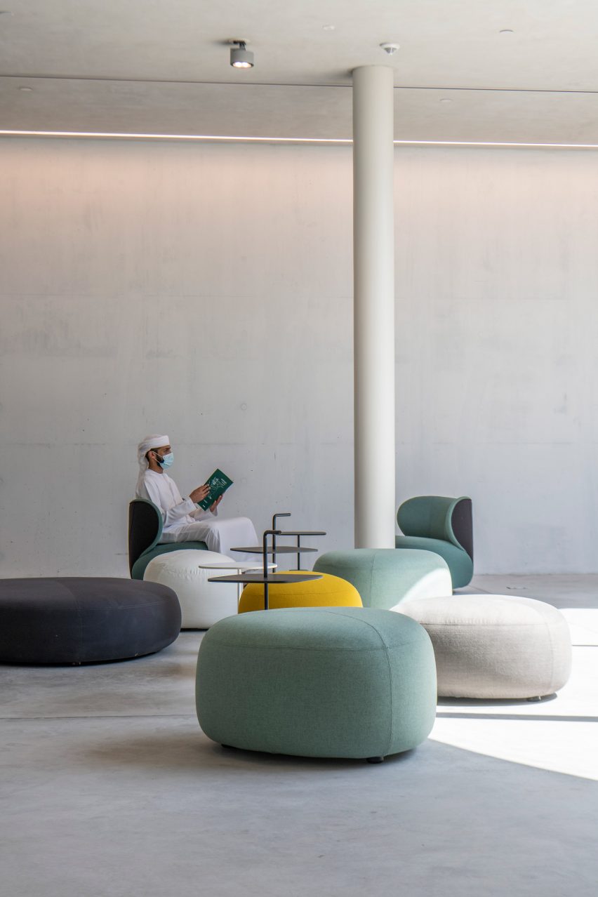 Brutalist Flying Saucer in Sharjah by SpaceContinuum Design Studio for Sharjah Art Foundation