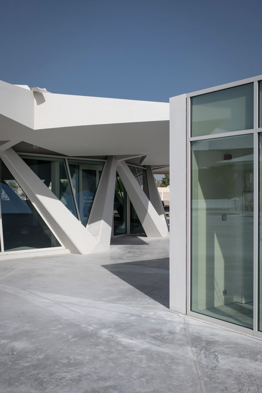 Brutalist Flying Saucer in Sharjah by SpaceContinuum Design Studio for Sharjah Art Foundation