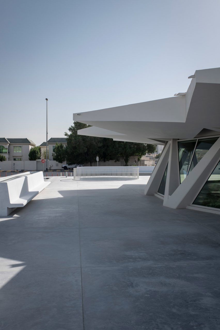 Brutalist Flying Saucer in Sharjah by SpaceContinuum Design Studio for Sharjah Art Foundation
