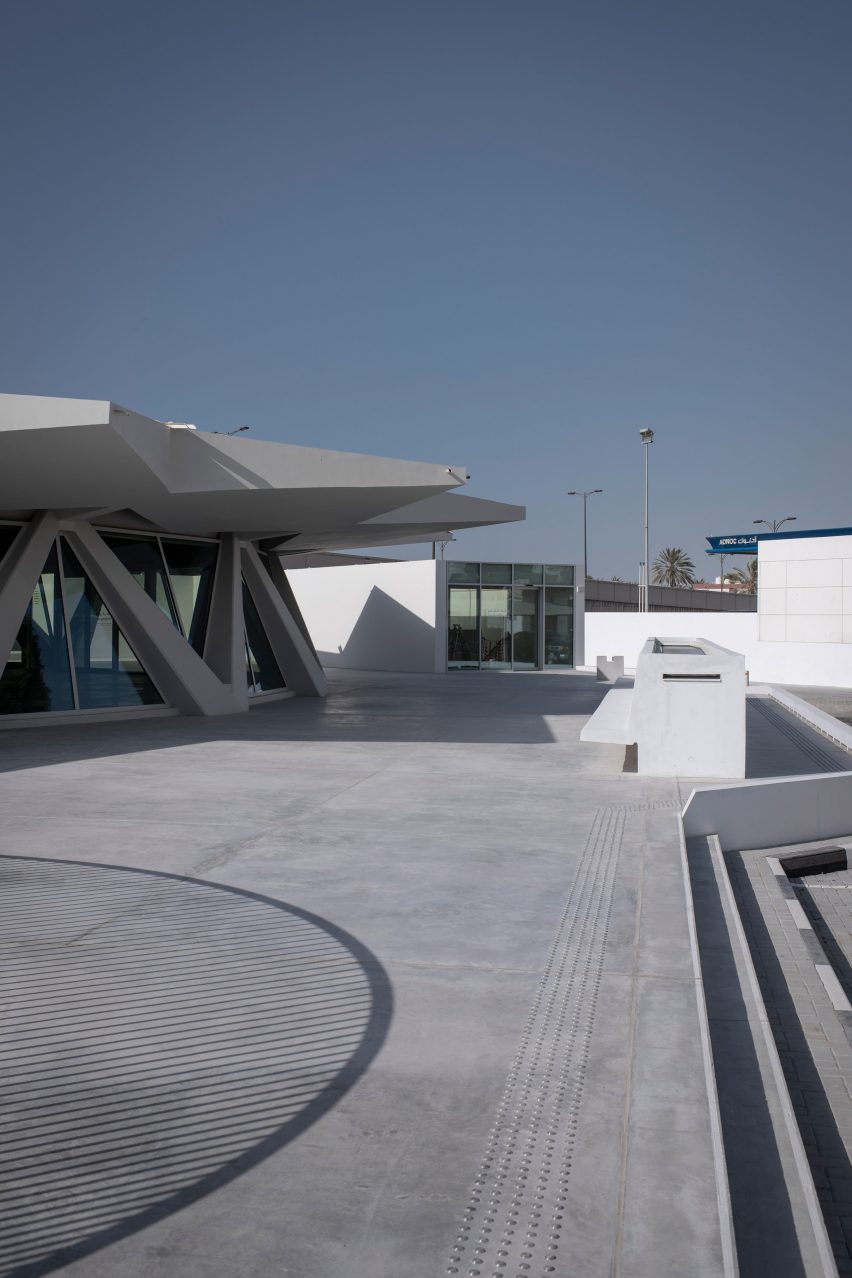 Brutalist Flying Saucer in Sharjah by SpaceContinuum Design Studio for Sharjah Art Foundation